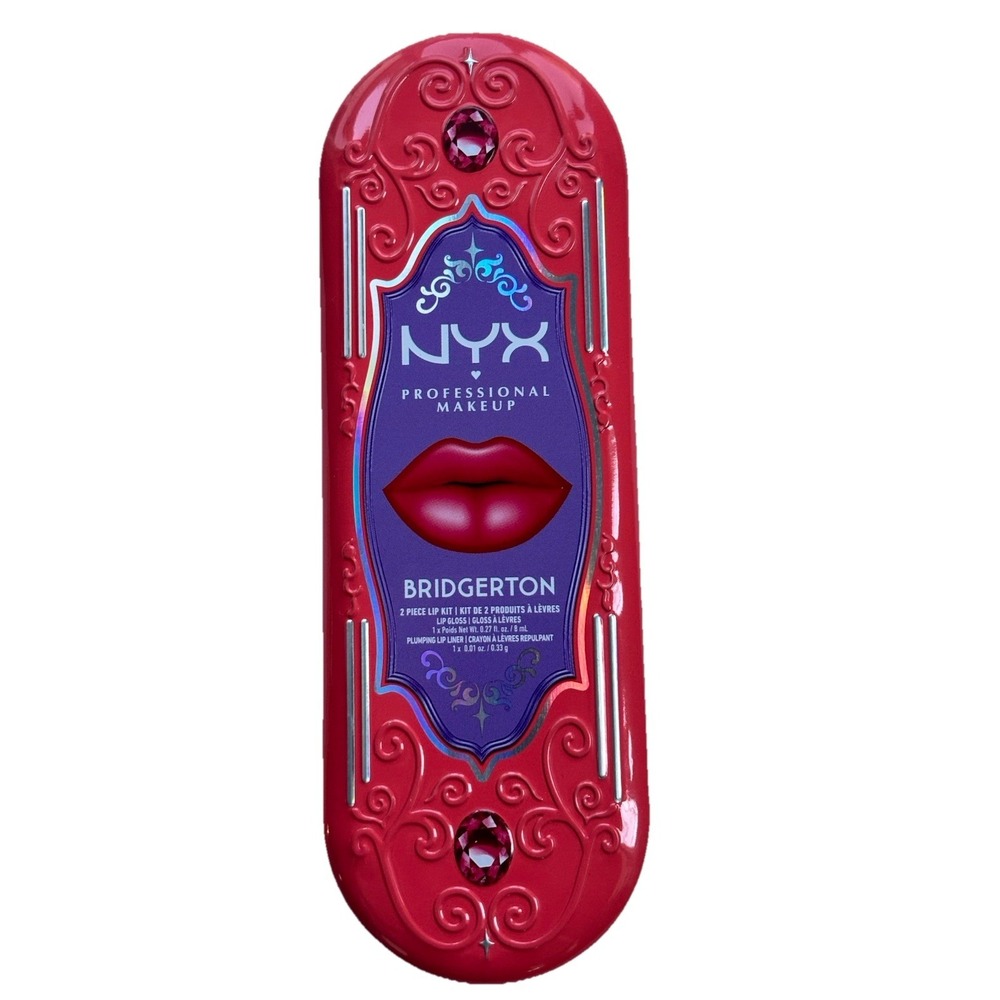 NYX Professional Makeup Bridgerton 2 Piece Lip Set Peony Passion Cupid's  Secret